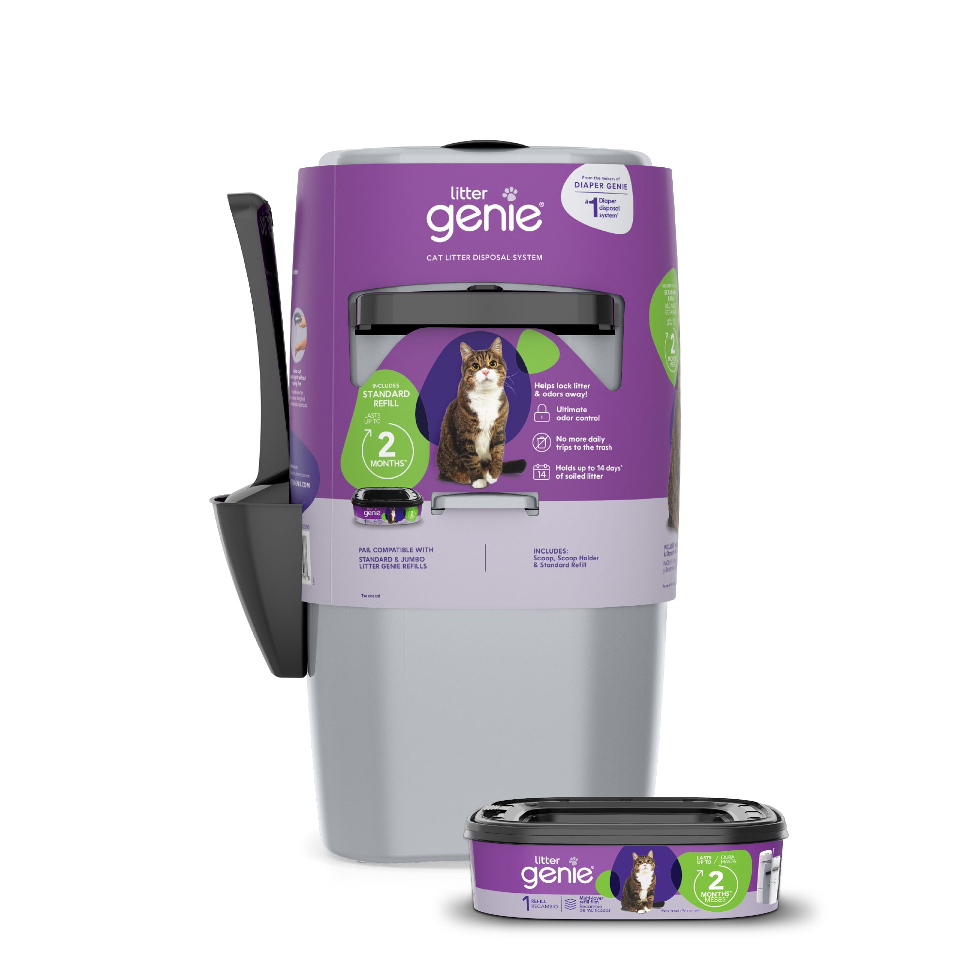 LitterGenie-Pail-StandardPail-Silver-01-US-EN