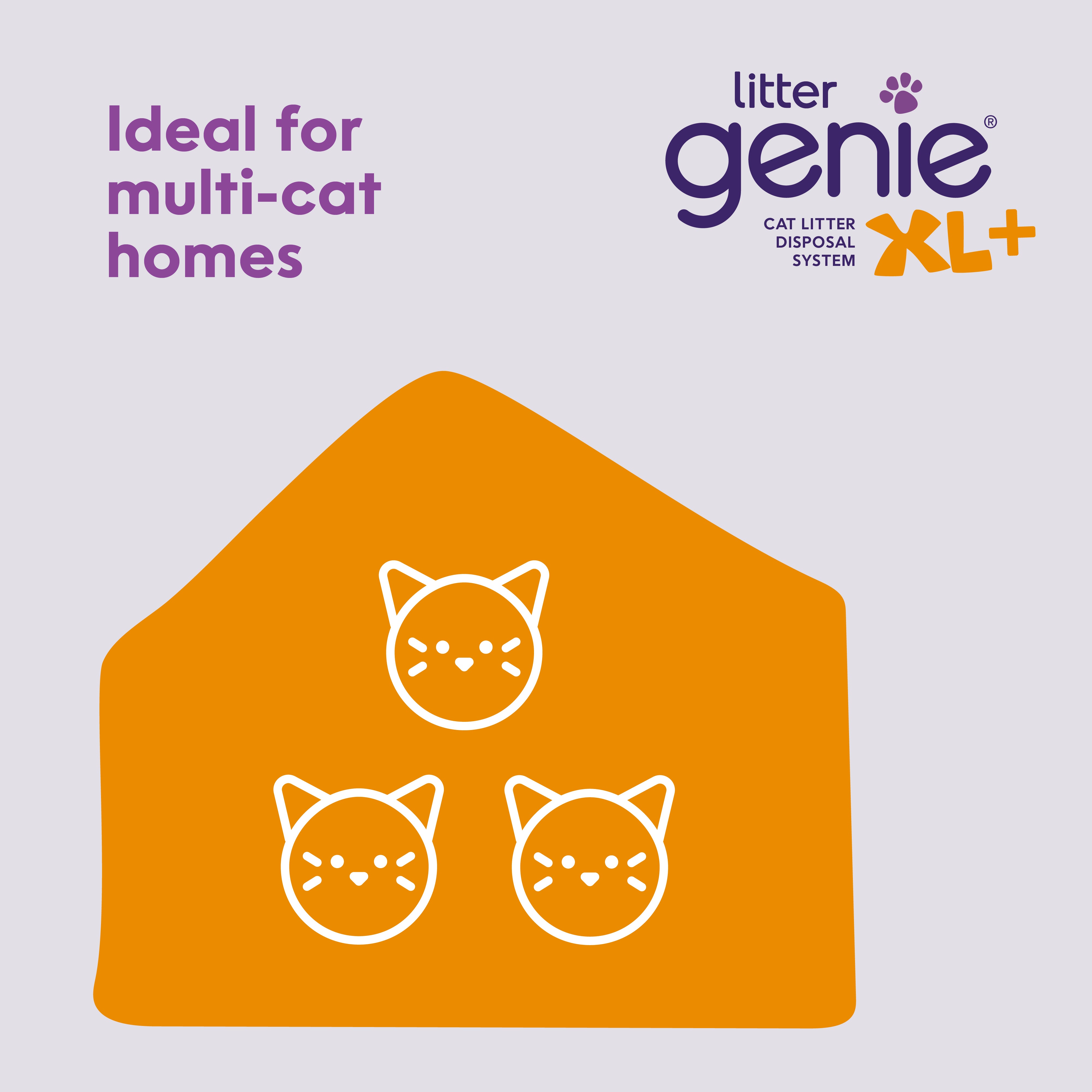 Litter Genie® XL+ Pail litter genie