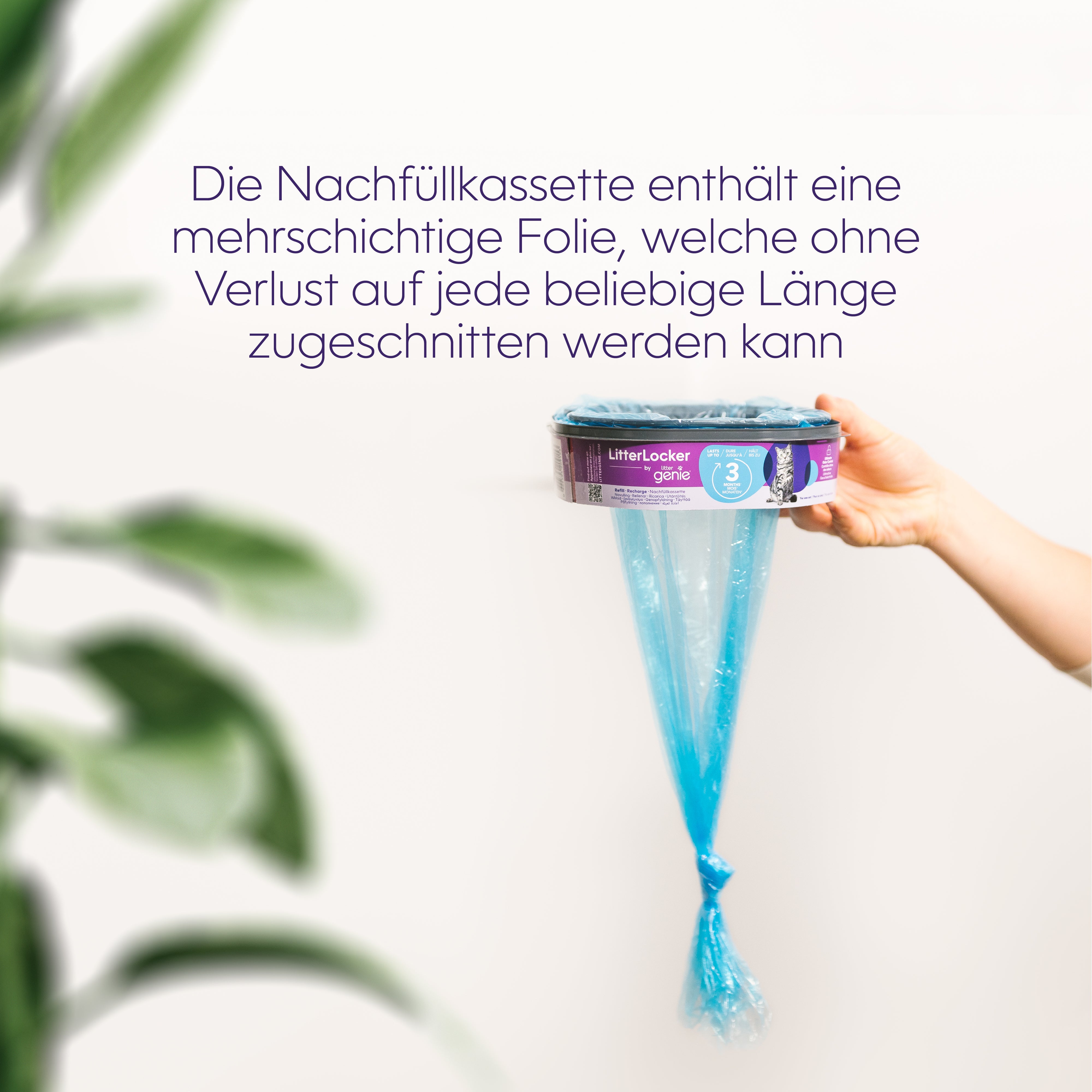Litter Genie LitterLocker Lot De 6 Recharges Film Anti-Odeurs - Protection 100% Contre Les Odeurs Pour Litière Chat