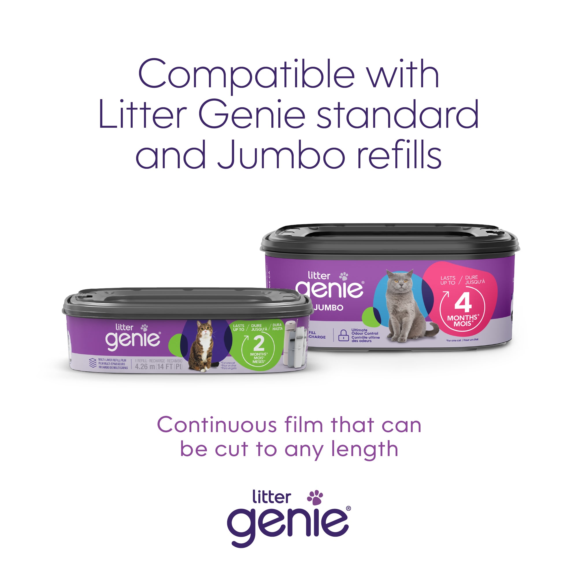 Litter Genie Navulset – 3 Achthoekige Navullingen Voor LitterLocker, Geurbestendig