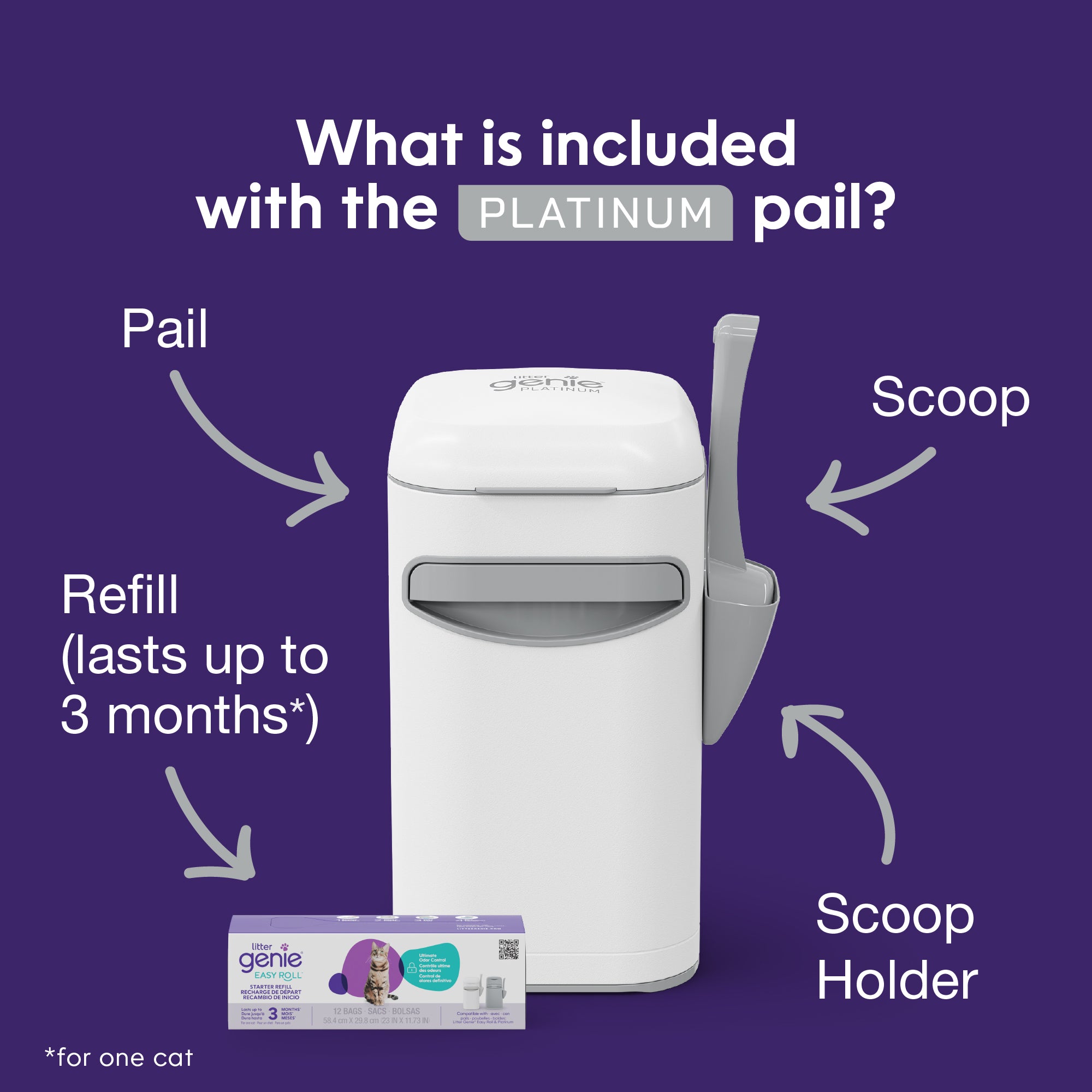 Litter Locker Litter Genie Plus Reviews Litter Genie® Platinum