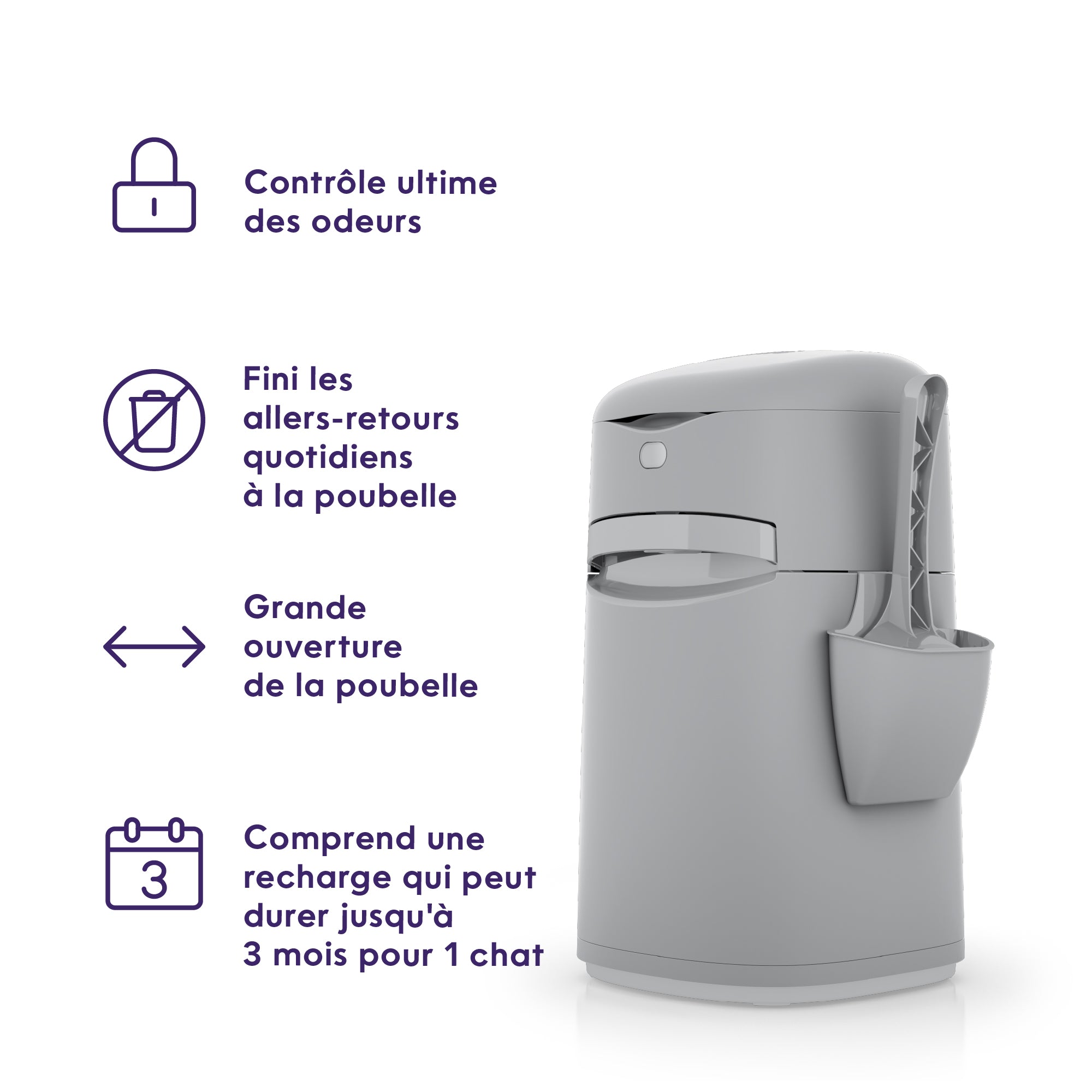 Litter Genie® Easy Roll Pail-FR-FR-04