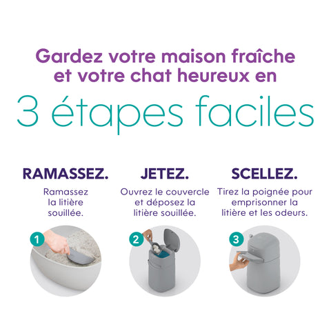 Litter Genie® Easy Roll Pail-FR-FR-07