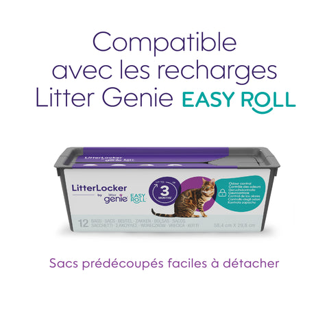 Litter Genie® Easy Roll Pail-FR-FR-11
