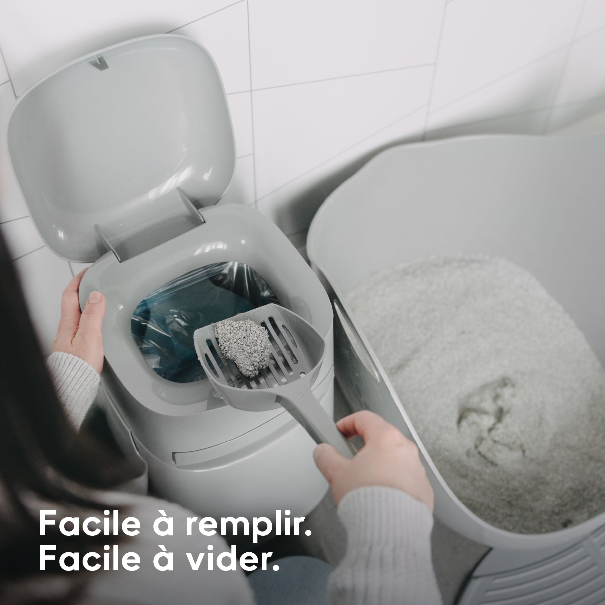 Litter Genie® Easy Roll Pail-FR-FR-13