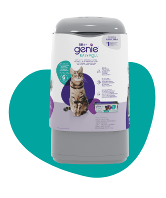 ถังทิ้งทรายแมว Litter Genie Easy Roll พร้อมด้ามเลื่อน