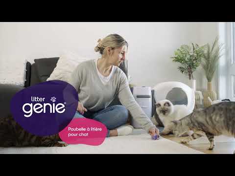 Video-LitterGenie-Poubelle Standard-Blanc-CA-FR