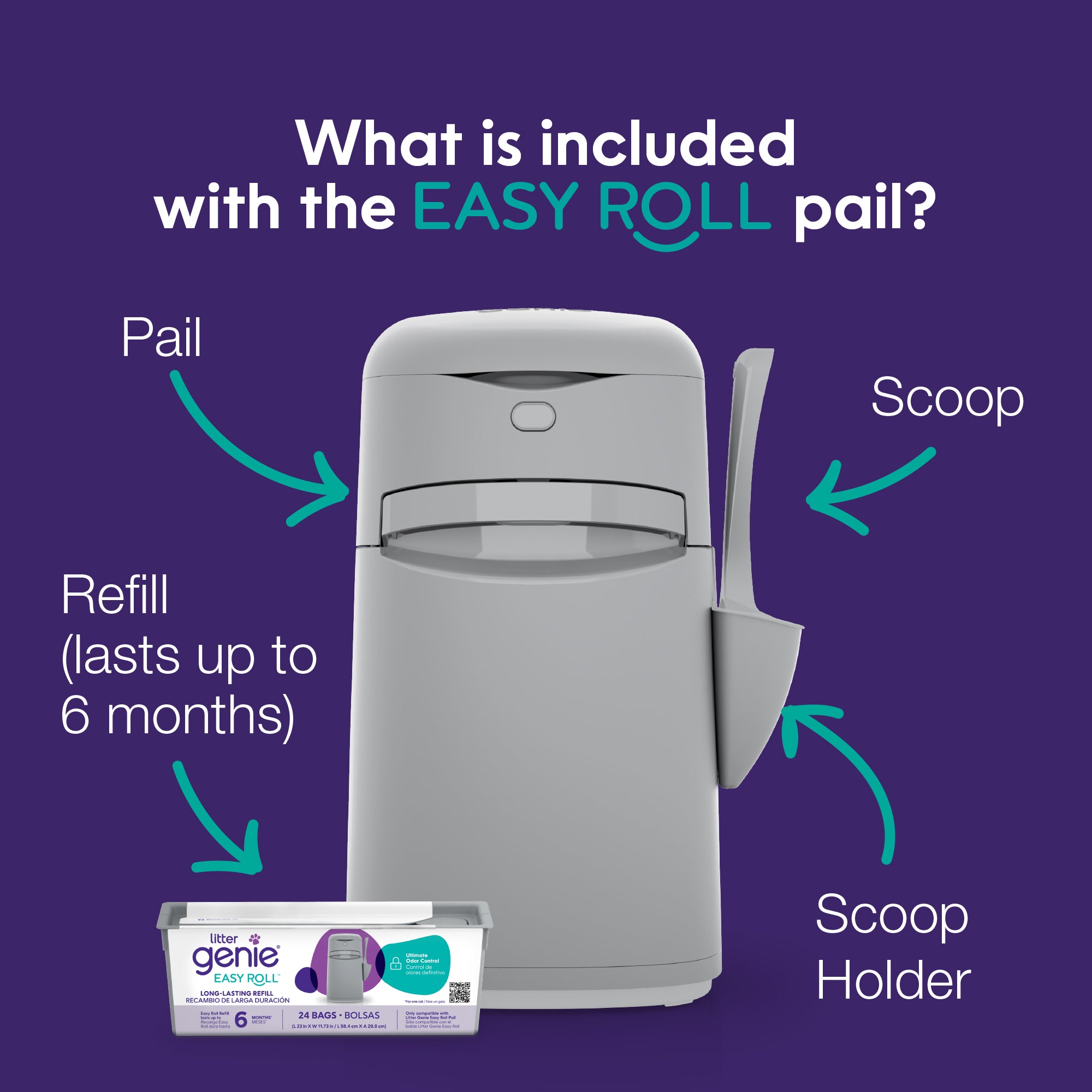 Products Litter Genie® Easy Roll Pail -US-EN