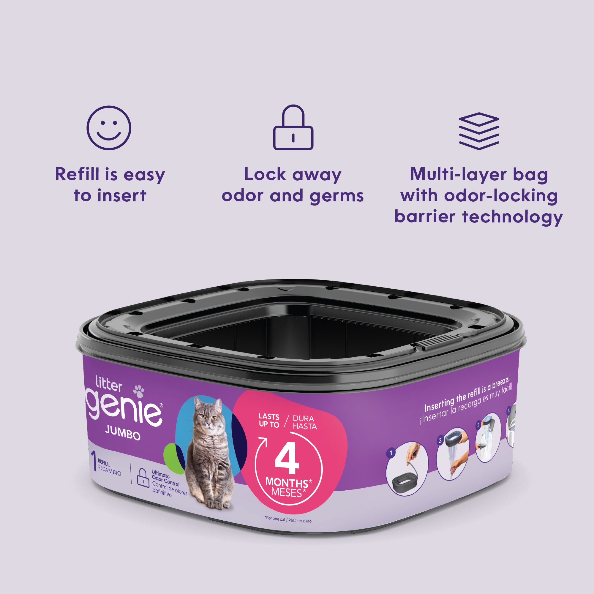 Litter Genie Jumbo Refill litter genie